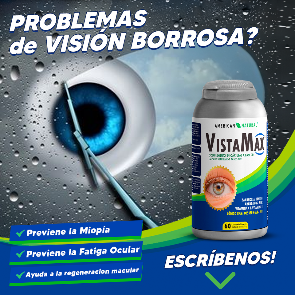 VISTA MAX - Suplemento para la salud visual
